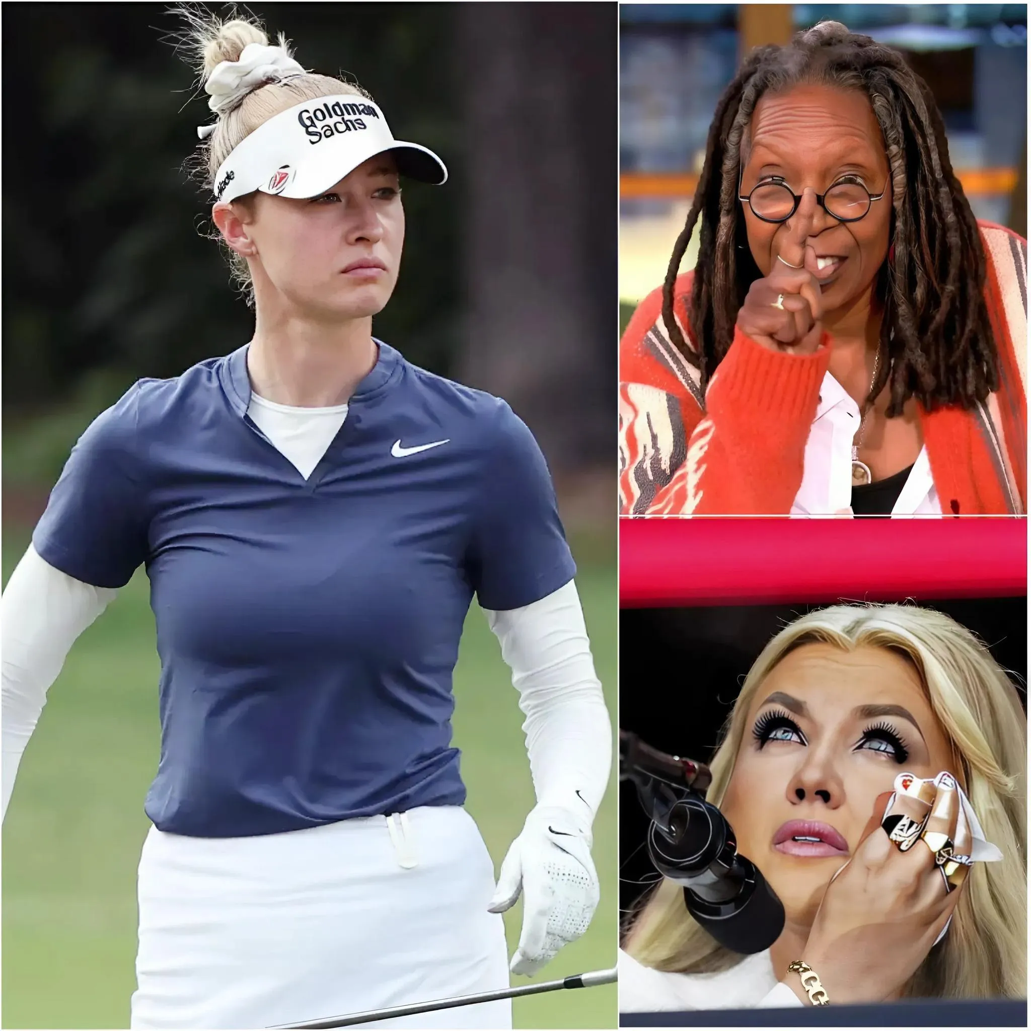Cover Image for 🔴”Sit Down, Monkey.” — Whoopi Goldberg suddenly attacked Erika Kirk, calling her a “T.R.U.M.P. puppet” on live air. But just minutes later, before Erika could react, golf legend and Kirk’s close friend, nelly korda, spoke up — not to put her down, but to defend her.