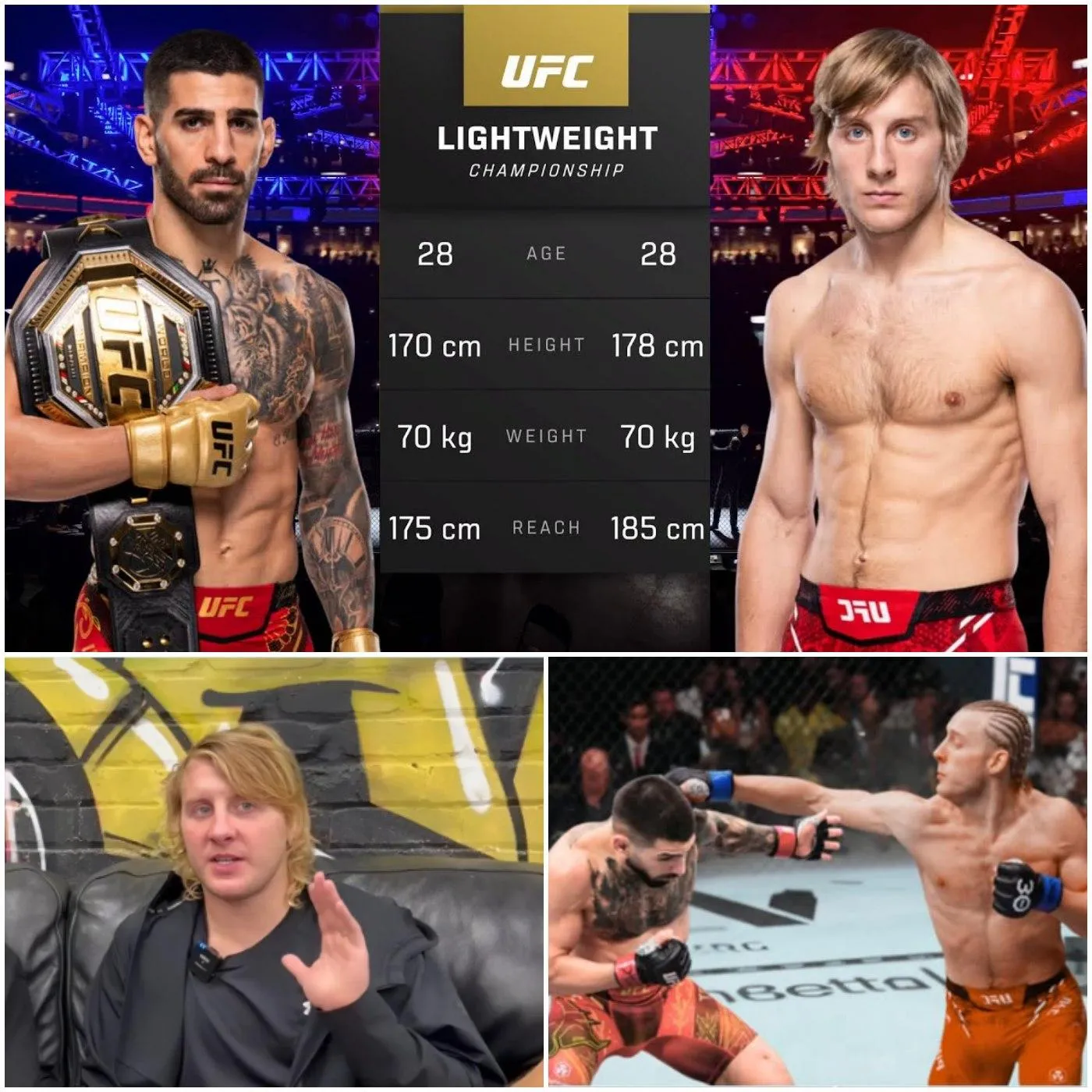 Cover Image for “I’ll Knock Him Out in Front of 90,000!” — Paddy Pimblett Sends Chilling Warning to Ilia Topuria Ahead of Bernabéu Battle!