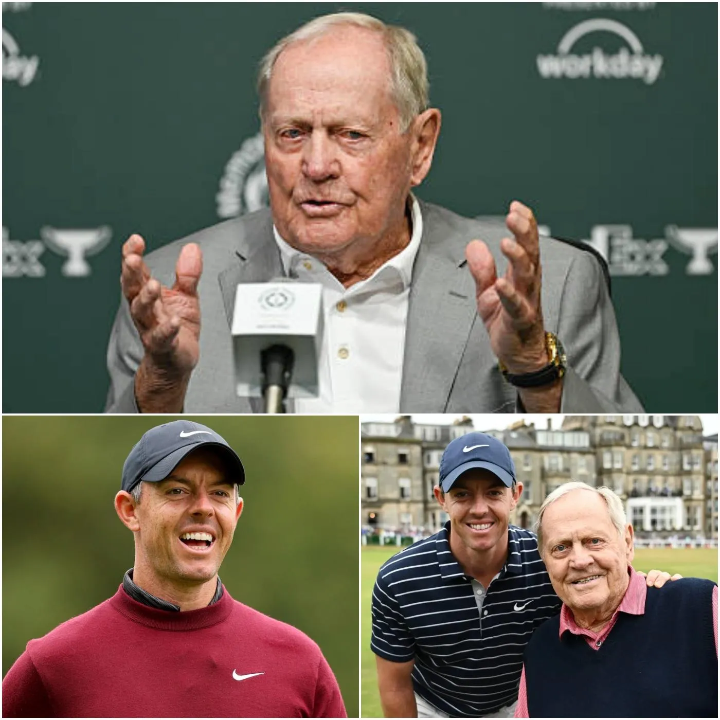Cover Image for BREAKING NEWS 🔴 Golf legend Jack Nicklaus has shocked the global golf world by speaking out about Rory McIlroy: “What is happening to Rory McIlroy is a crime against golf. How can anyone be so cruel as to abandon a 36-year-old man carrying the pride of America on his shoulders?” He also issued a 12-word warning that left the entire golf community stunned, sparking a heated debate. The culprit responded just moments later — and what followed has the entire sports world talking.